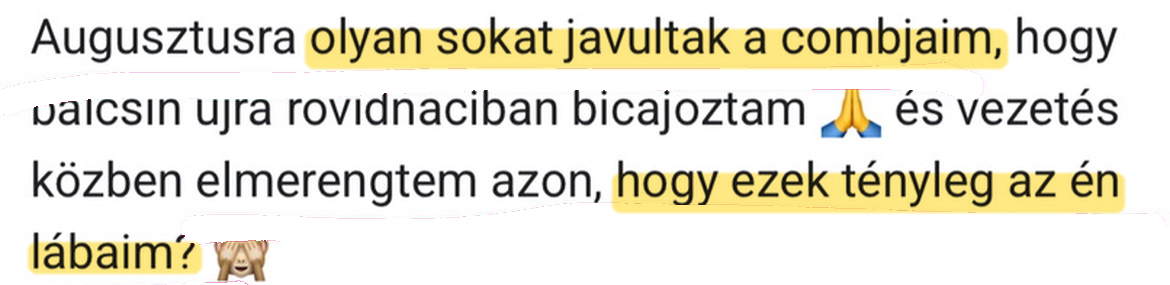 Skool-bejegyzés: Augusztusra olyan sokat javultak a combjaim, hogy elmerengtem azon, hogy ezek tényleg az én lábaim?